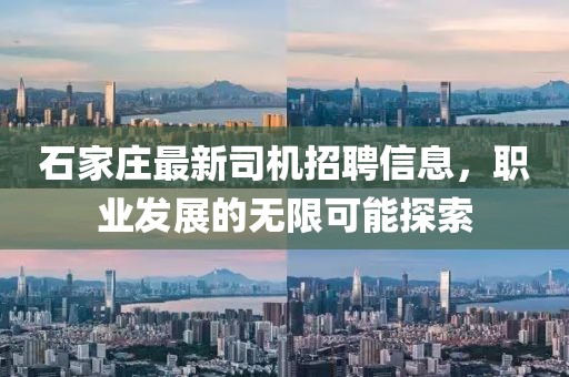 石家莊最新司機(jī)招聘信息，職業(yè)發(fā)展的無限可能探索