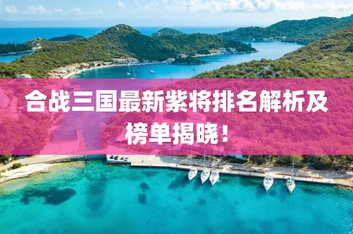 合戰(zhàn)三國最新紫將排名解析及榜單揭曉！