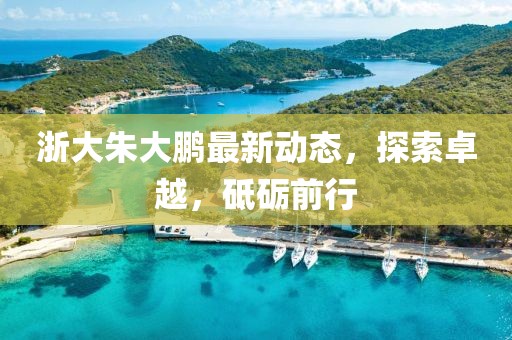 浙大朱大鵬最新動態(tài)，探索卓越，砥礪前行