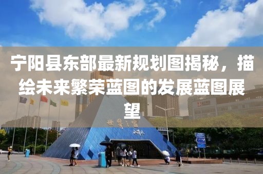 寧陽(yáng)縣東部最新規(guī)劃圖揭秘，描繪未來(lái)繁榮藍(lán)圖的發(fā)展藍(lán)圖展望