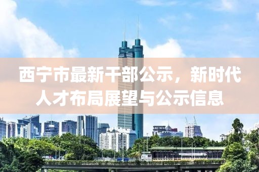西寧市最新干部公示，新時(shí)代人才布局展望與公示信息