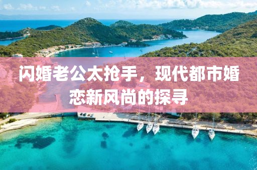 閃婚老公太搶手，現(xiàn)代都市婚戀新風(fēng)尚的探尋