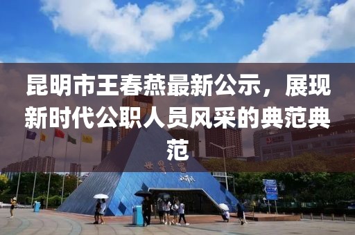 昆明市王春燕最新公示，展現(xiàn)新時代公職人員風(fēng)采的典范典范