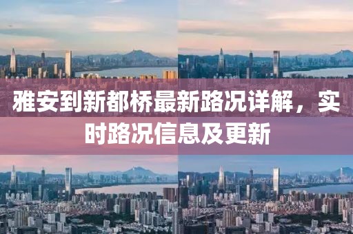 雅安到新都橋最新路況詳解，實時路況信息及更新
