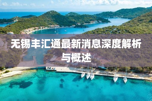 無(wú)錫豐匯通最新消息深度解析與概述