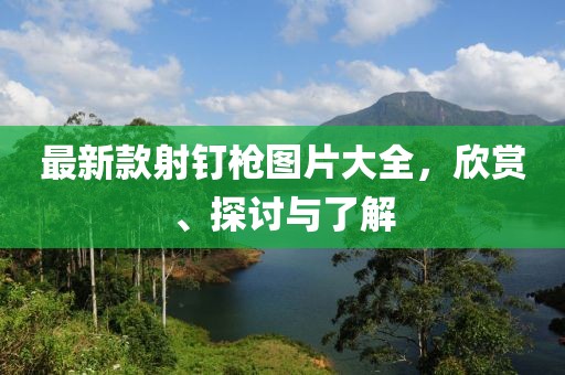 最新款射釘槍圖片大全，欣賞、探討與了解