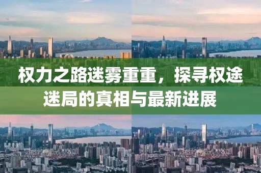 權(quán)力之路迷霧重重，探尋權(quán)途迷局的真相與最新進(jìn)展