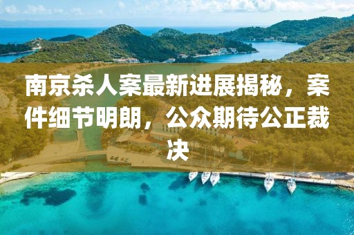 南京殺人案最新進展揭秘，案件細節(jié)明朗，公眾期待公正裁決