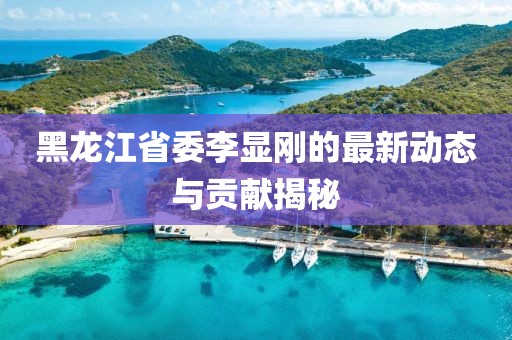 黑龍江省委李顯剛的最新動態(tài)與貢獻揭秘