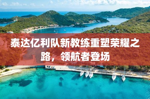 泰達億利隊新教練重塑榮耀之路，領(lǐng)航者登場