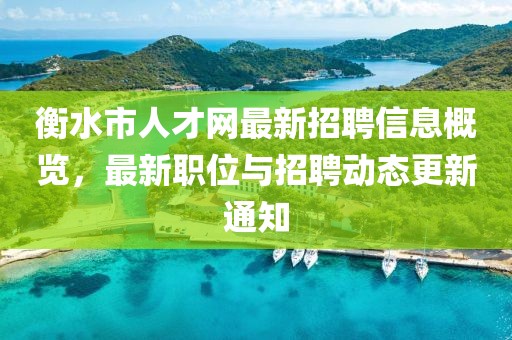 衡水市人才網(wǎng)最新招聘信息概覽，最新職位與招聘動(dòng)態(tài)更新通知
