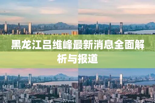 黑龍江呂維峰最新消息全面解析與報道