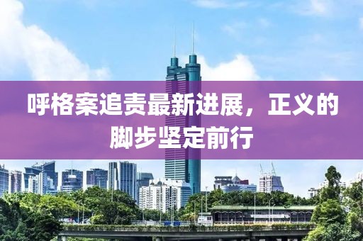 呼格案追責(zé)最新進(jìn)展，正義的腳步堅(jiān)定前行