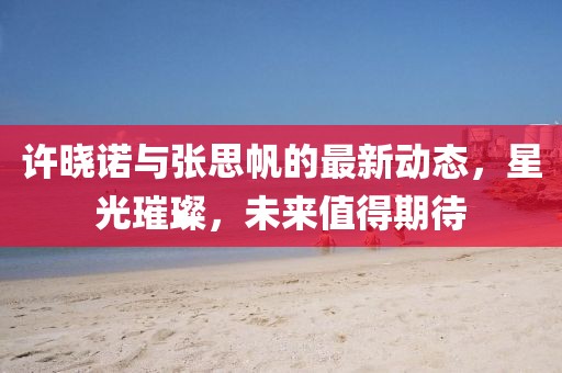 許曉諾與張思帆的最新動(dòng)態(tài)，星光璀璨，未來值得期待