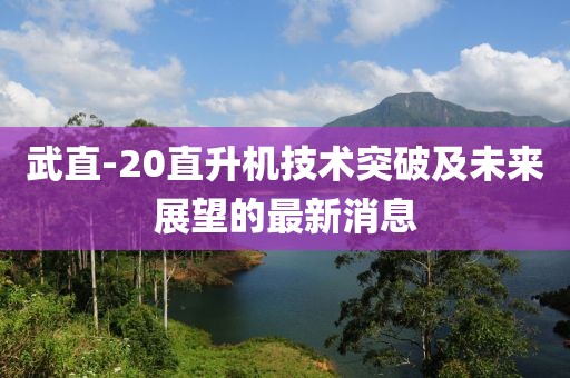 武直-20直升機(jī)技術(shù)突破及未來展望的最新消息