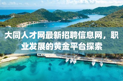大同人才網(wǎng)最新招聘信息網(wǎng)，職業(yè)發(fā)展的黃金平臺探索