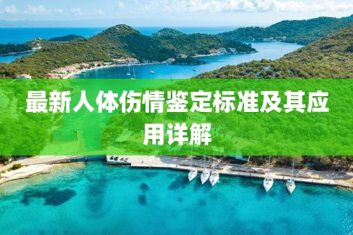 最新人體傷情鑒定標(biāo)準(zhǔn)及其應(yīng)用詳解