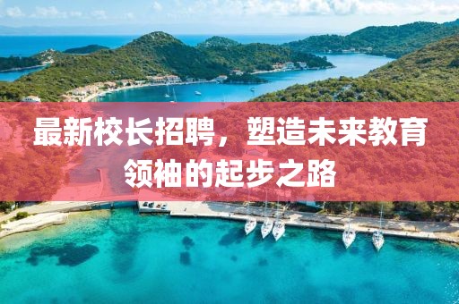 最新校長招聘，塑造未來教育領(lǐng)袖的起步之路