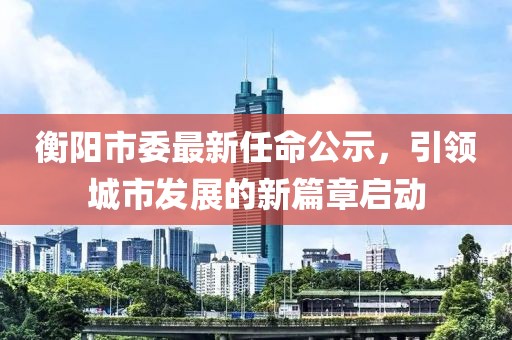 衡陽(yáng)市委最新任命公示，引領(lǐng)城市發(fā)展的新篇章啟動(dòng)