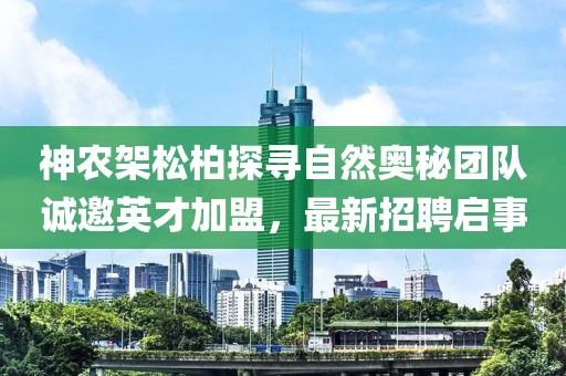 神農(nóng)架松柏探尋自然奧秘團(tuán)隊(duì)誠(chéng)邀英才加盟，最新招聘啟事