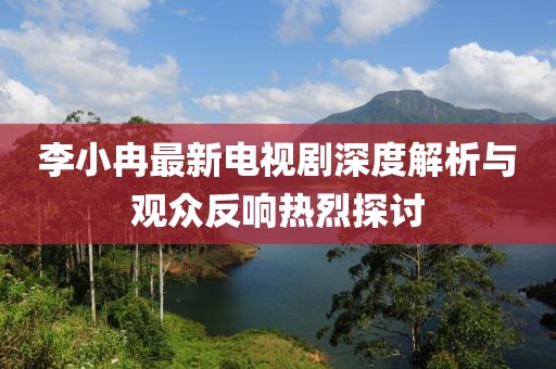 李小冉最新電視劇深度解析與觀眾反響熱烈探討