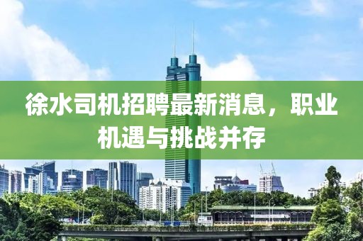 徐水司機招聘最新消息，職業(yè)機遇與挑戰(zhàn)并存